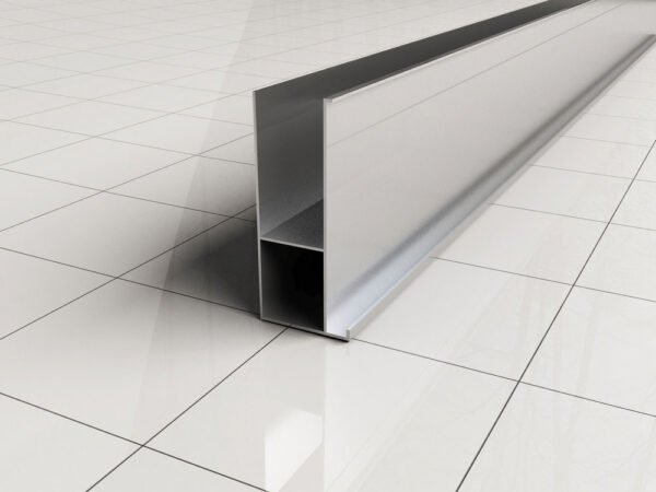 Verbredingsprofiel aluminium 3 x 202 cm chroom