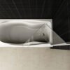 Cinco badwand draaibaar 1000 x 1400 x 6 mm nano helder glas/chroom - Badwanden | Lapy