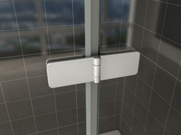 Cinco badwand draaibaar 1000 x 1400 x 6 mm nano helder glas/chroom - Badwanden | Lapy