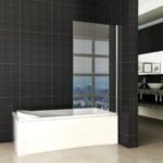Tela badwand vast 800 x 1500 x 6 mm nano helder glas/chroom - Badwanden | Lapy