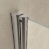 Comfort zijwand draaibaar met muurprofiel 400 x 2000 x 10 mm nano helder glas/chroom - Zijwanden | Lapy