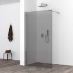 Comfort inloopdouche 800 x 2000 x 10 mm nano rookglas/chroom - Inloopdouches | Lapy