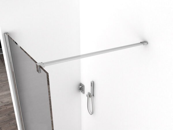 Comfort inloopdouche 1000 x 2000 x 10 mm nano rookglas/chroom - Inloopdouches | Lapy