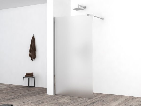 Comfort inloopdouche 900 x 2000 x 10 mm nano melkglas/chroom