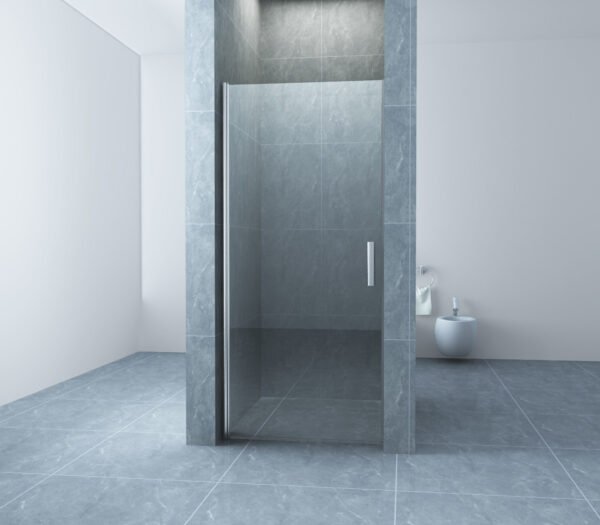 Cerra eco nisdeur 900 x 1950 x 6 mm nano helder glas/chroom - Draaideuren | Lapy