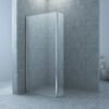 Eco zijwand met hoekprofiel 300 x 2000 x 8 mm nano helder glas/chroom - Zijwanden | Lapy