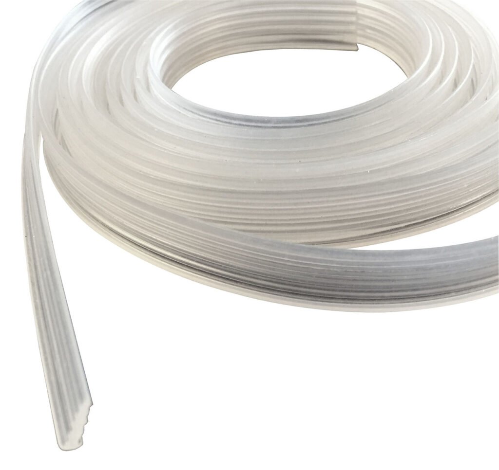 Opvulstrip kunststof 2mm x 200cm transparant