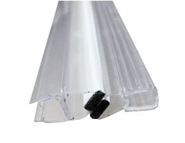 Between nisdeur helder glas magneetstrip