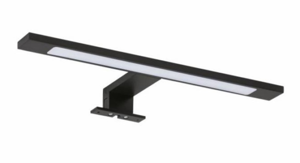 Spiegellamp LED aluminium 30 cm Mat Zwart