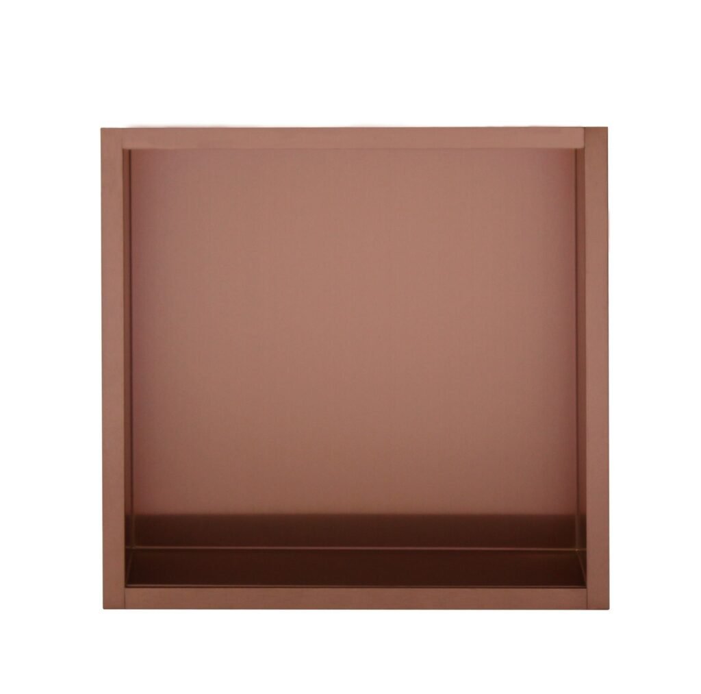 Inbouw wandnis Brons 30x30x7 cm