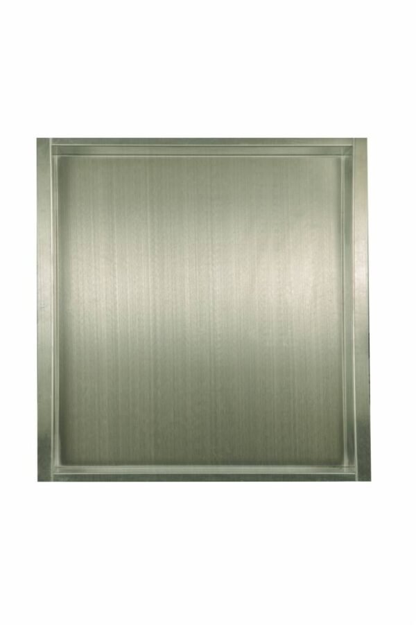 Inbouw wandnis RVS 30x30x7 cm