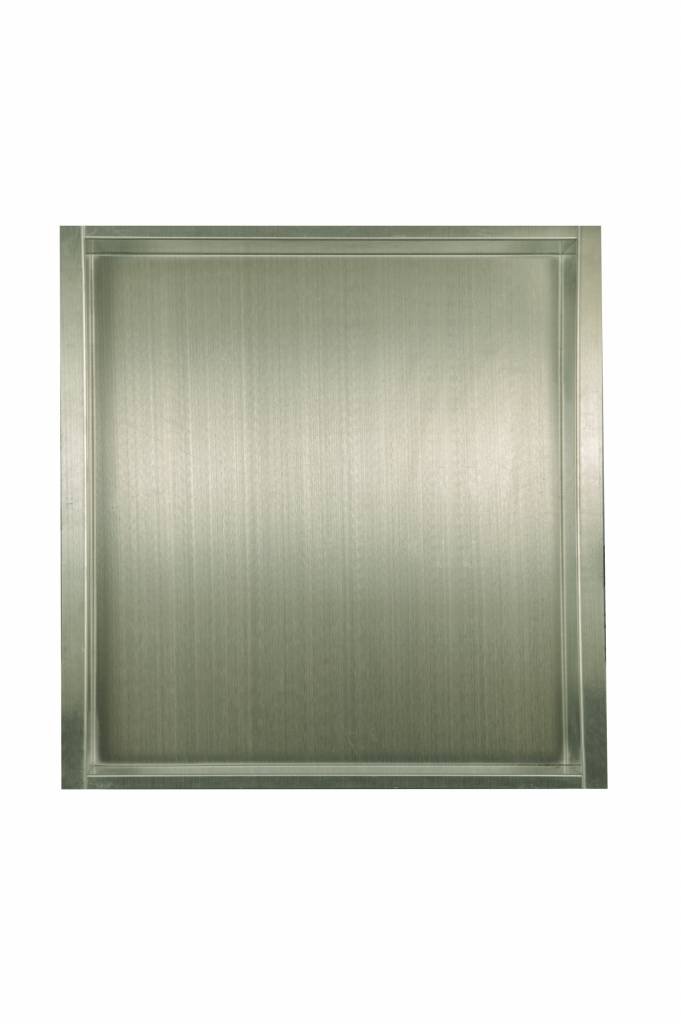 Inbouw wandnis RVS 30x30x7 cm