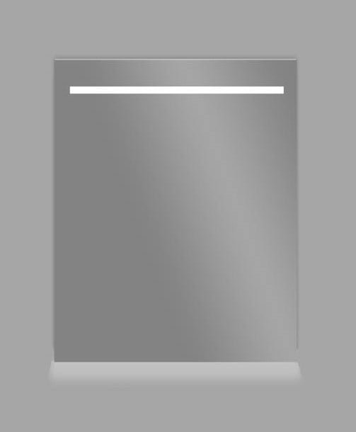 Spiegel met LED verlichting en onder verlichting 60 incl. spiegelverwarming