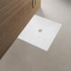 Stonea douchebak antislip composiet 900x900x30 mm inkortbaar mat wit - Douchebakken | Lapy