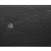 Stonea douchebak antislip composiet 800x1400x30 mm inkortbaar mat zwart - Douchebakken | Lapy
