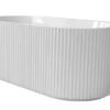 Rivi vrijstaand ligbad 180 x 80 cm acryl glans wit met waste glans wit - Baden | Lapy