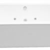 Libero vrijstaand whirlpool ligbad 170×80 cm acryl glans wit met waste chroom - Whirlpool baden | Lapy