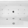 Libero vrijstaand whirlpool ligbad 170×80 cm acryl glans wit met waste chroom - Whirlpool baden | Lapy