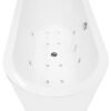 Libero vrijstaand whirlpool ligbad 170×80 cm acryl glans wit met waste chroom - Whirlpool baden | Lapy