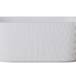 Rivi half vrijstaand ligbad 180 x 80 cm acryl glans wit met waste glans wit - Baden | Lapy