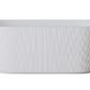 Rivi half vrijstaand ligbad 180 x 80 cm acryl mat wit met waste mat wit - Baden | Lapy