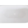 Rivi hoekbad links 180 x 80 cm acryl glans wit met waste glans wit - Baden | Lapy