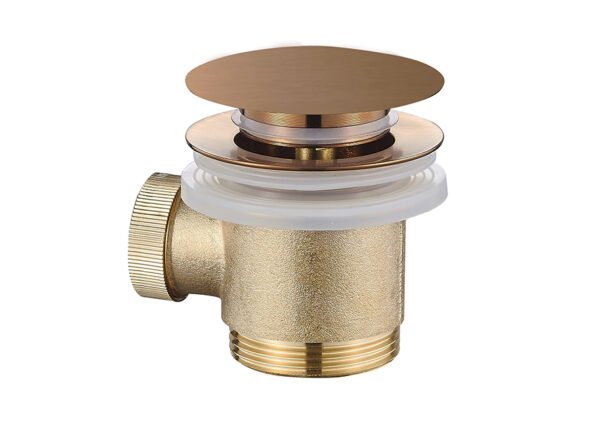 Caral clickwaste afvoerplug vrijstaand bad 1 1/2″ geborsteld brons koper PVD - Badafvoeren | Lapy