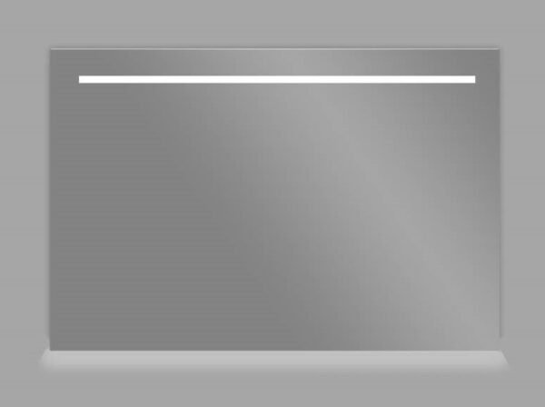 Spiegel met LED verlichting en onder verlichting 100 incl. spiegelverwarming
