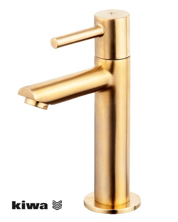 Caral Amador fonteinkraan XL Kiwa 1/2” geborsteld messing PVD - Fonteinkranen | Lapy