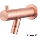 Amador fonteinkraan met muurbevestiging Kiwa 1/2” geborsteld koper - Fonteinkranen | Lapy