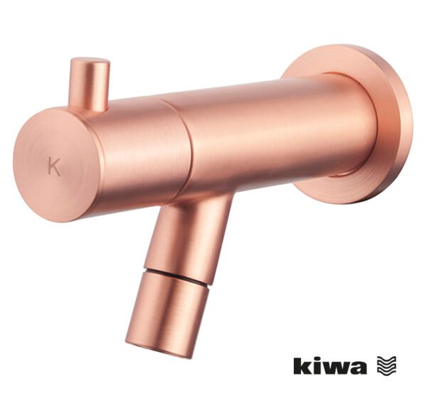 Amador fonteinkraan met muurbevestiging Kiwa 1/2” geborsteld koper - Fonteinkranen | Lapy