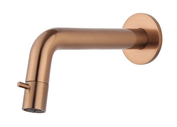 Caral Sophia fonteinkraan inkortbaar met muurbevestiging 1/2″ geborsteld brons koper PVD - Fonteinkranen | Lapy