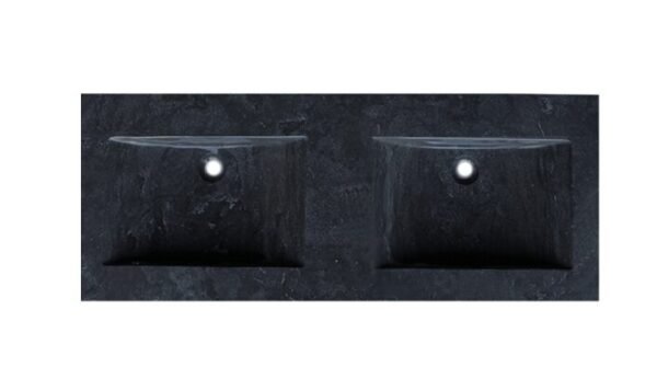 Wastafel Trend Stone natuursteen 120 dubbele wasbak