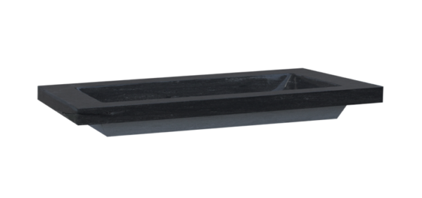 Wastafel Trend Stone natuursteen 120 enkele wasbak - Wastafels 120 cm | Lapy
