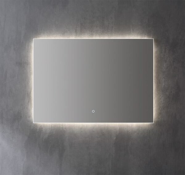 Spiegel decor met indirecte LED verlichting, 3 kleur instelbaar & dimbaar 80