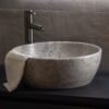 Waskom Marmer Rond Tundra Grey - Waskom Marmer | Lapy