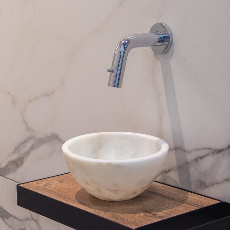 Fonteinkom Marmer Imperial White
