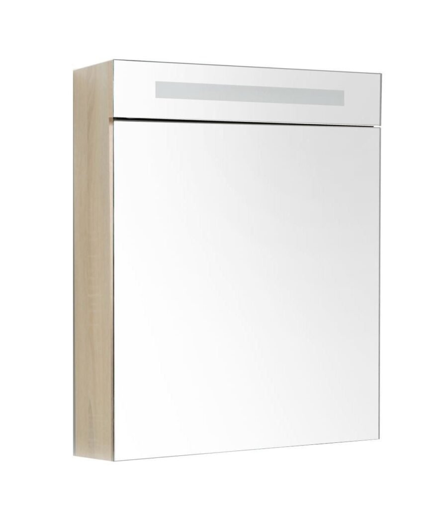 Spiegelkast met LED verlichting 60 Light Wood OP = OP