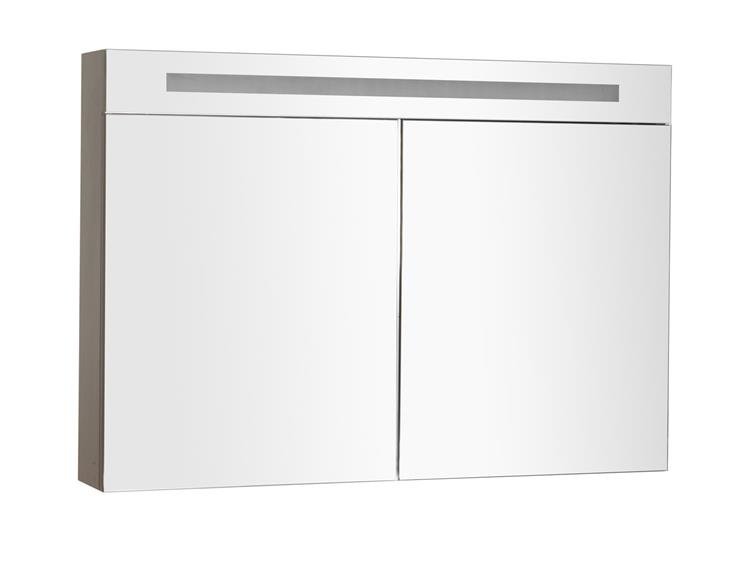 Spiegelkast met LED verlichting 120 Grey Oak OP = OP