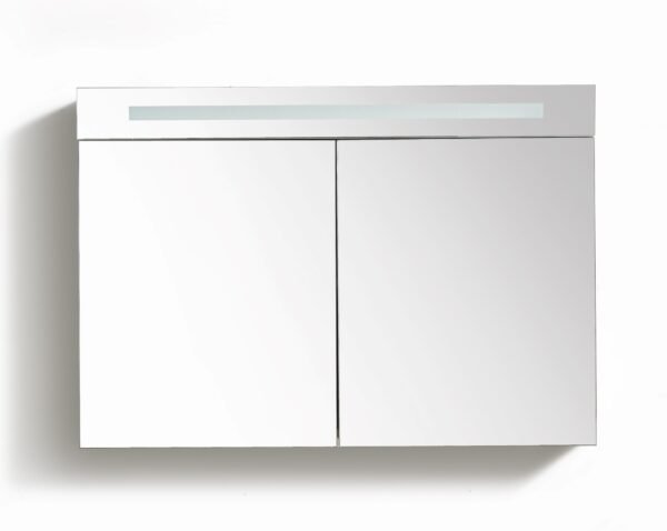 Spiegelkast met LED verlichting 120 Light Wood OP = OP