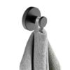 Alonzo handdoekhaak groot gunmetal PVD - Ophanghaken | Lapy