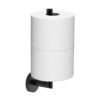 Alonzo reserverolhouder mat zwart - Toiletaccessoires | Lapy
