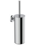 Alonzo toiletborstel met houder chroom - Toiletaccessoires | Lapy