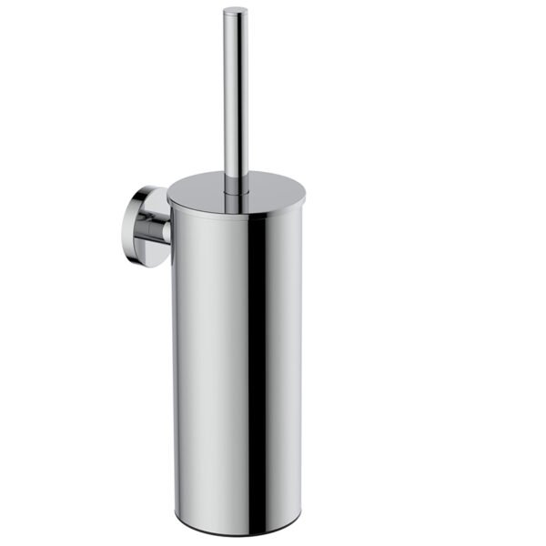 Alonzo toiletborstel met houder chroom - Toiletaccessoires | Lapy