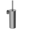 Alonzo toiletborstel met houder RVS geborsteld - Toiletaccessoires | Lapy
