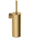 Alonzo toiletborstel met houder geborsteld messing PVD - Toiletaccessoires | Lapy