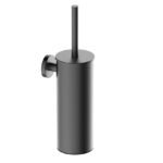 Alonzo toiletborstel met houder gunmetal PVD - Toiletaccessoires | Lapy