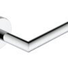 Alonzo toiletrolhouder met vaste arm chroom - Toiletaccessoires | Lapy