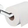 Alonzo toiletrolhouder met vaste arm chroom - Toiletaccessoires | Lapy