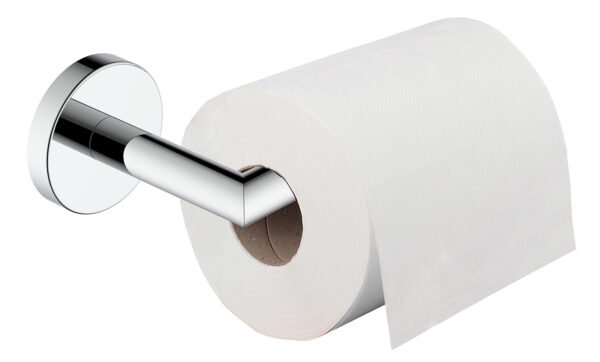 Alonzo toiletrolhouder met vaste arm chroom - Toiletaccessoires | Lapy
